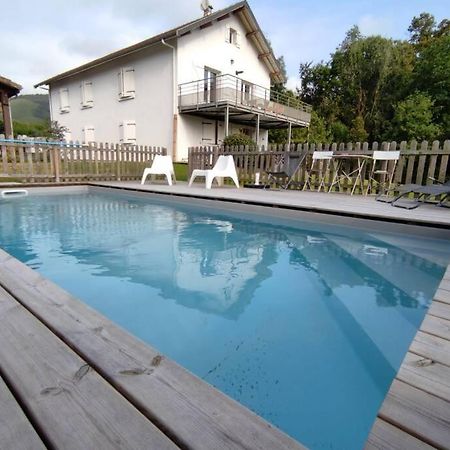 Appartement Au Calme Avec Vue Et Piscine Au Coeur Du Pays Basque Mauléon-Licharre Esterno foto